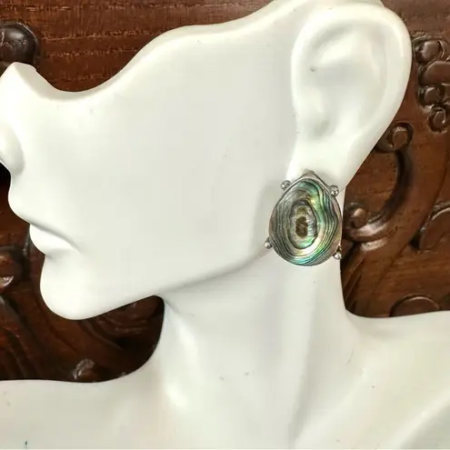 Chico's Chico’s Javalin abalone post earrings