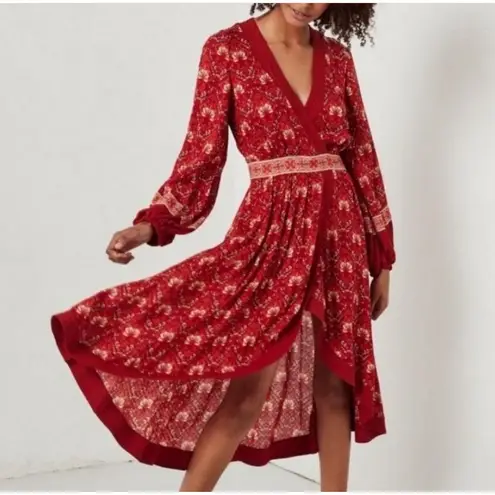 Spell and the gypsy jewel soiree boho midi dress XS