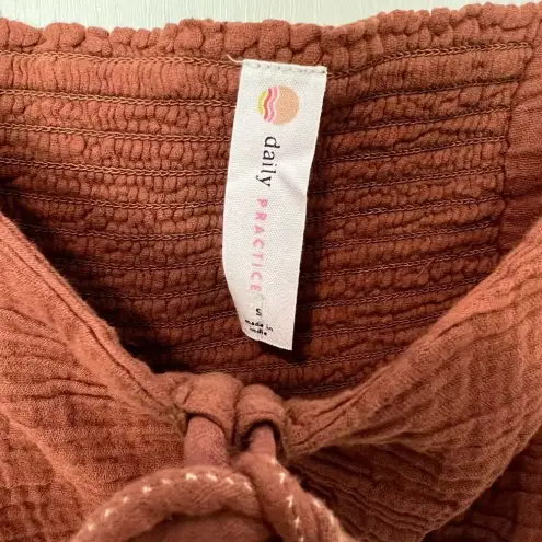 Anthropologie NWT  The‎ Jerry Cinched Top Brown