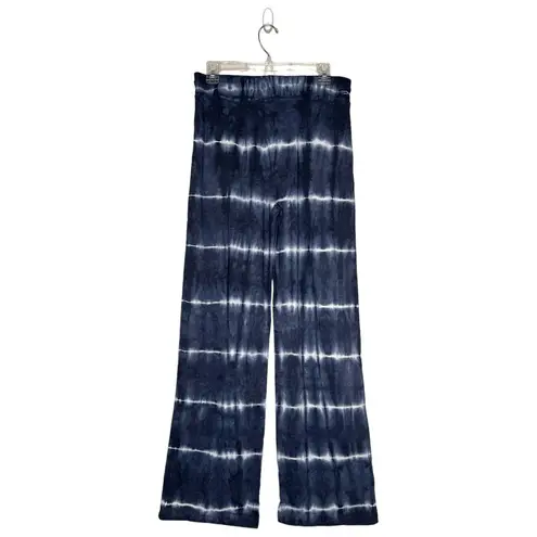 Sundry New  Tie Dye Straight Leg Lounge Pockets Sweatpants Blue 2