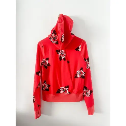 Lululemon Namaskar Hoodie Sweater Atomic Flower Parfait Orange Size 6 Full Zip