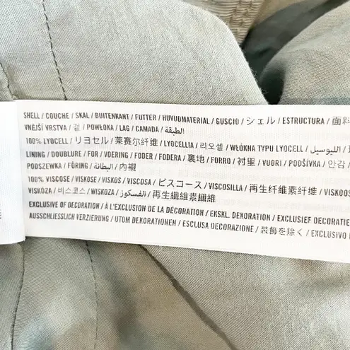 Abercrombie & Fitch Abercrombie Utility Hooded Cropped Full Zip Jacket Green XXS