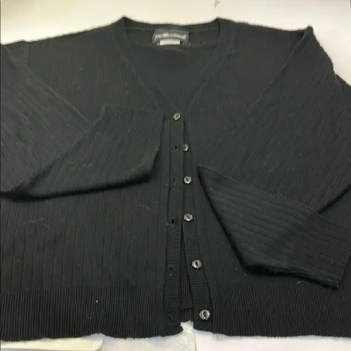 Sandro Black Ribbed Men's Sweater Size XL