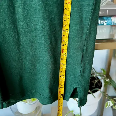 Madewell  Whisper Cotton V-Neck Pocket Tee in Smoky Spruce Green