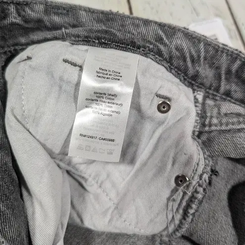 We Wore What The Boyfriend Short Washed Grey 24 NWT