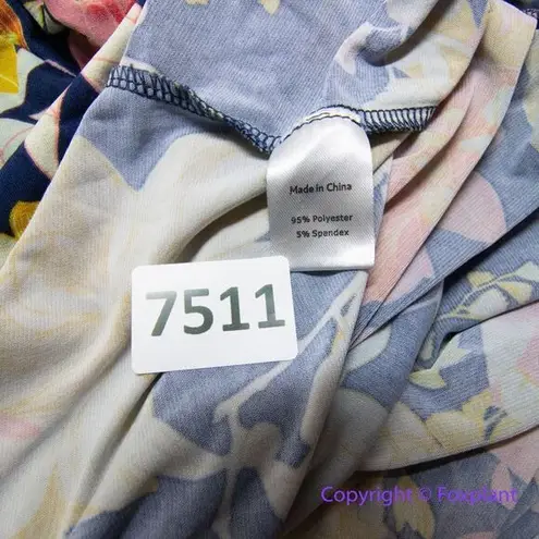 Leota Women's Short Sleeve Zoe Dress in Ginkgo Multi, size 2X