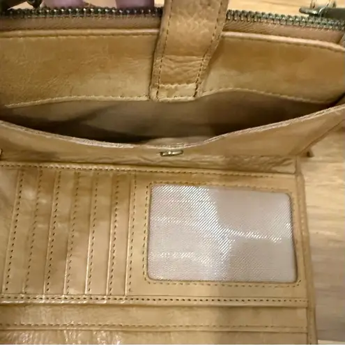 Unbranded TJMAXX Brown 100% Genuine Leather Multifunction Wallet Crossbody Bag