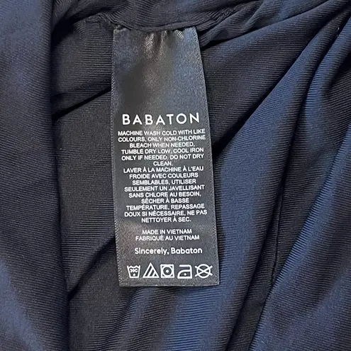 Babaton x Aritzia Contour Ruched Cami Mini Dress in Black Medium