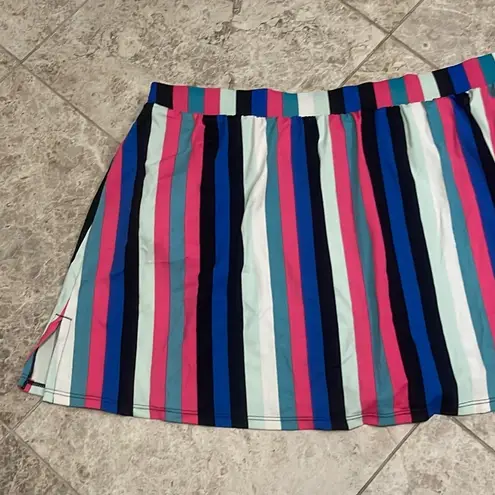 Cacique  Swim Striped Swim Skirt Bottom