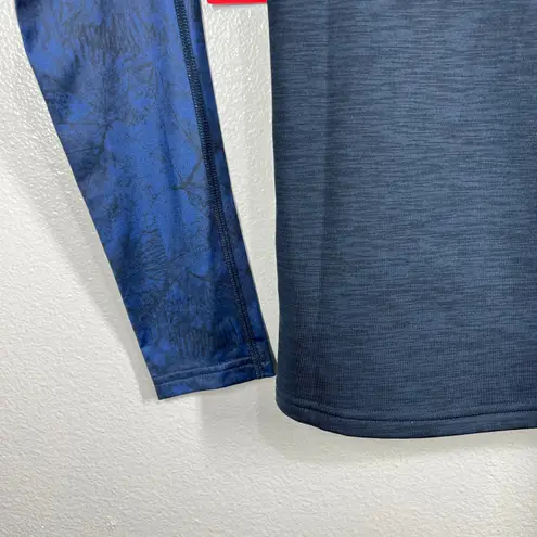 Kari Traa Fierce Long Sleeve Top Womens XS Baselayer Royal Blue Color Block