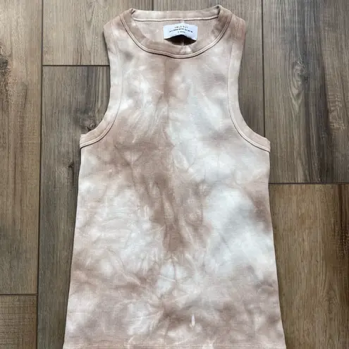 Organic Cotton Racerback Tank | EUC | Size XS | Neutral Tye Dye
