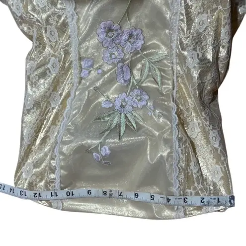 New Y2K Vintage Loralie Strapless Formal Fairytale Gown Dress size 10 Gold