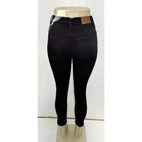 Madewell  Women's 10" High Riser High Rise Skinny Skinny Jeans Black‎ 24