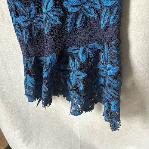 Sea New York Women's Floral Mosaic Fit N Flare Dress Blue Size 4