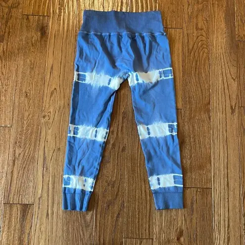 Phat Buddha cook st blue tie dye leggings size xs/s