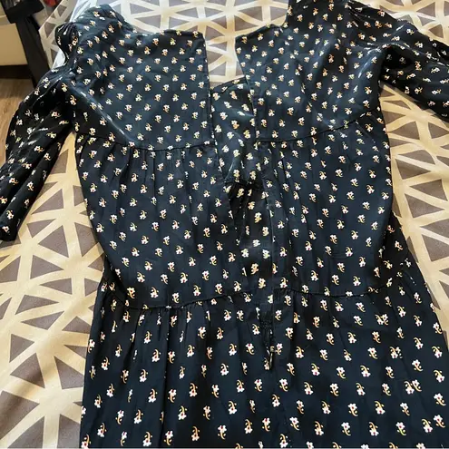 Faithfull the Brand  x Anthropologie Fresa Bell‎ Sleeve Floral Mini Dress XS