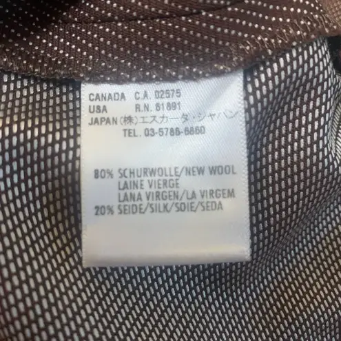 Escada brown and white polka