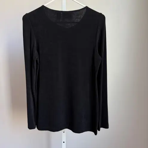 Travelers by Chico's Top Size 0 Black Long Sleeve Black