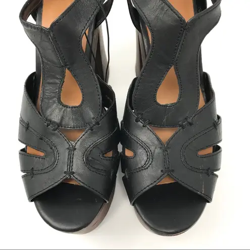 ZARA  Platform Sandals Black Size 40