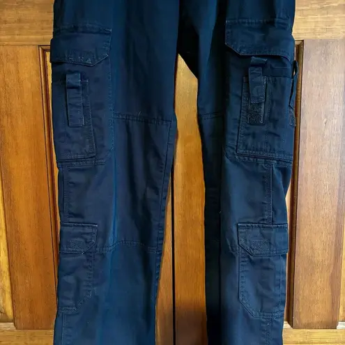 5.11 Tactical Series Cargo Pants Women's Size 8 Long Blue EMT RN Medical Hiking
