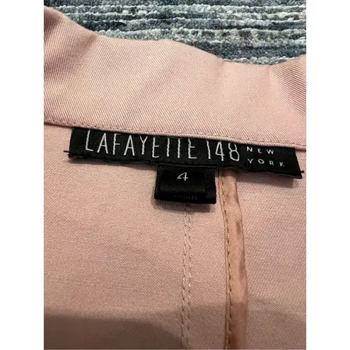 Lafayette 148  Rose Pink  Blazer jacket 2 Button Classic size 4