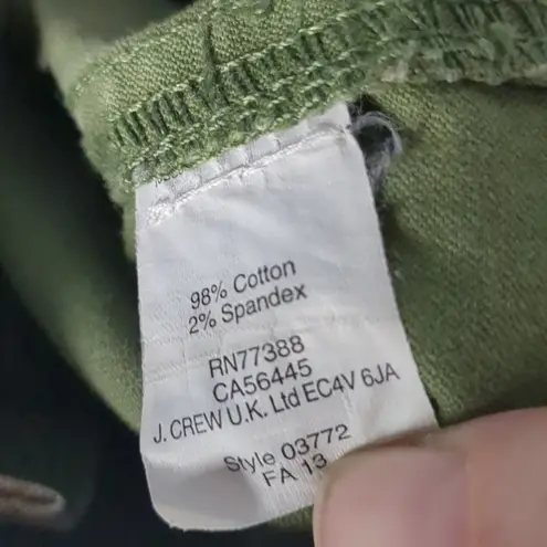 J.Crew  camo pants size 00