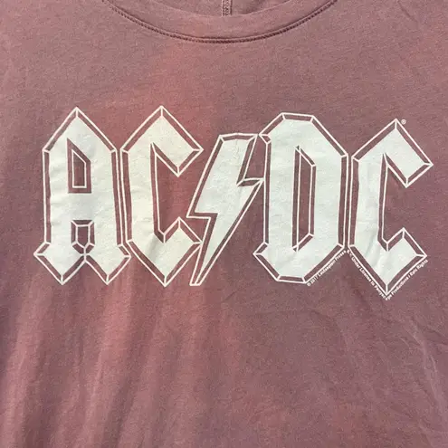 AcDc Ball breaker Tour 1996 Oversized Distressed Womens Tshirt size Small