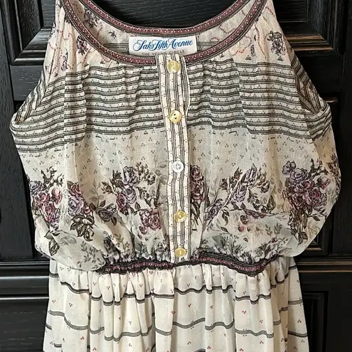 Saks 5th Avenue Saks Fifth Avenue sheer slip dress, vintage, size small