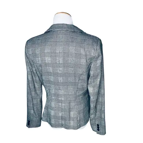 New York & Co. Black White Houndstooth Blazer New 8