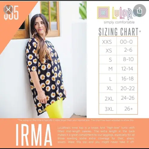 LuLaRoe ☀️Purple & Black LULA ROE IRMA