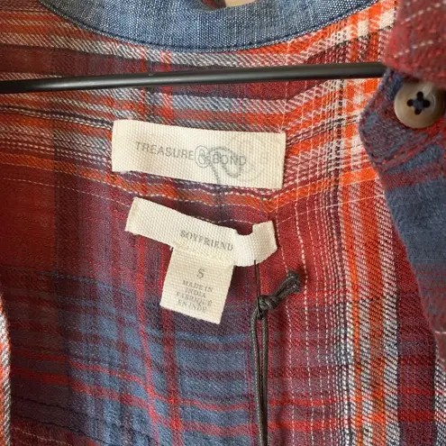 Treasure & Bond Plaid Sleeveless Top