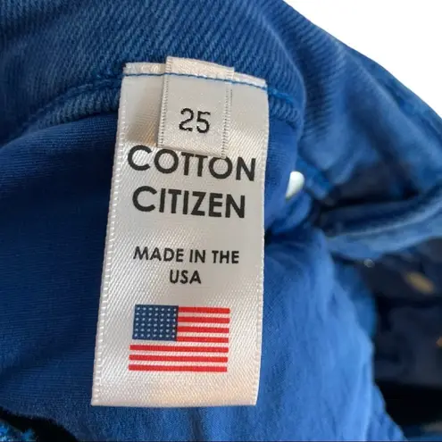 Cotton Citizen High Waist Distressed Skinny Jeans Blue Size 25 NEW
