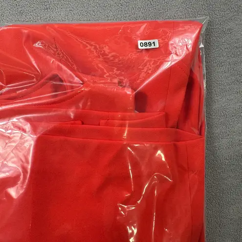 Marc New York NWOT Dress Womens 8 Sleeveless Sheath Slit Coral Red Career Party