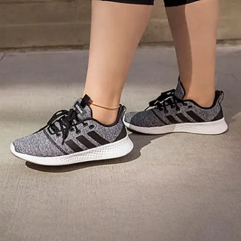 Adidas  Cloudfoam Super Running Sneakers – Black & White – Women’s US 7.5