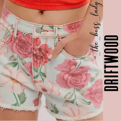 Driftwood floral shorts cotton boho spring summer 28