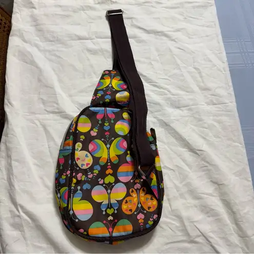 LeSportsac Tokidoki Multicolor Butterfly Sling Bag