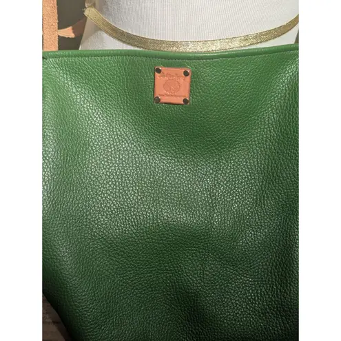 The Boho Gypsy Green Leather Crossbody / Shoulder Bag