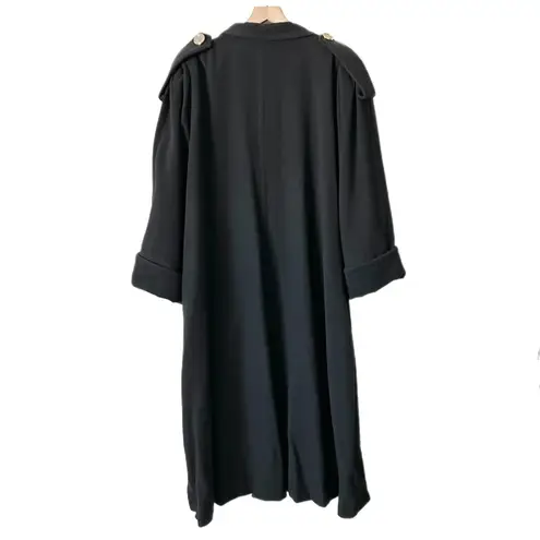 Jil Sander 100% Cashmere Oversized Long Coat in Charcoal Gray Size 36 DE 6 US