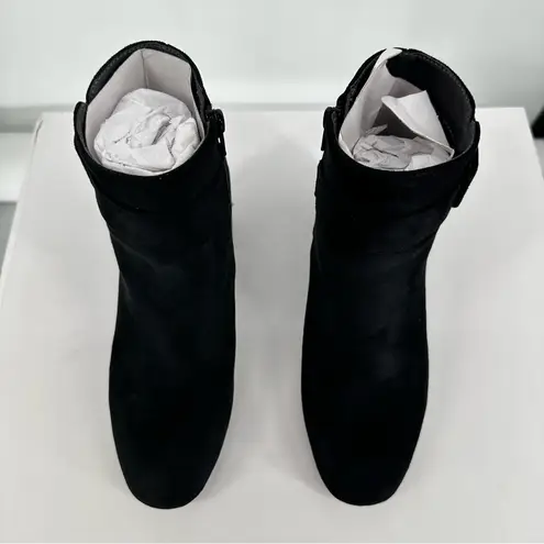 Womens White Mountain Freckly Ankle Boots Black size 7 Buckle