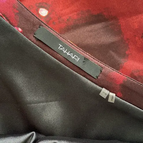 Tahari ‘Danika’ one shoulder floral watercolor cocktail dress, size 8