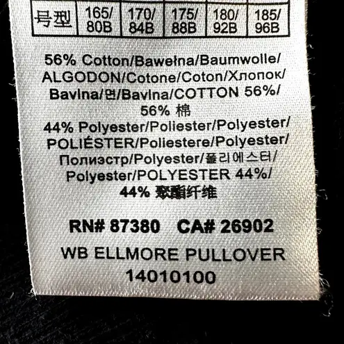 Burton Ellmore Pullover Sweatshirt Cowl Neck Oversized Comfy Heather Black XL