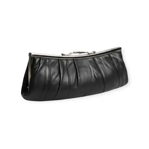 new Solas ☯︎︎ Healing Light Up Convertible Clutch Bag Handbag ☯︎︎ Black Leather