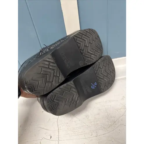 Dansko Women's Professional Metallic Floral Clog Size 39 Nursing US 8.5-9