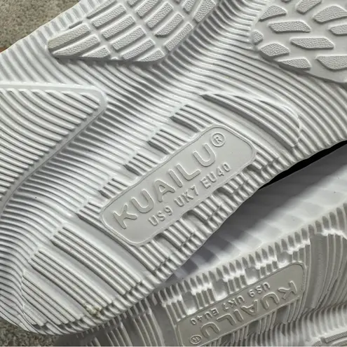 KuaiLu Women’s Recovery Sandals Comfortable Plantar Fasciitis Arch Support 9 Black