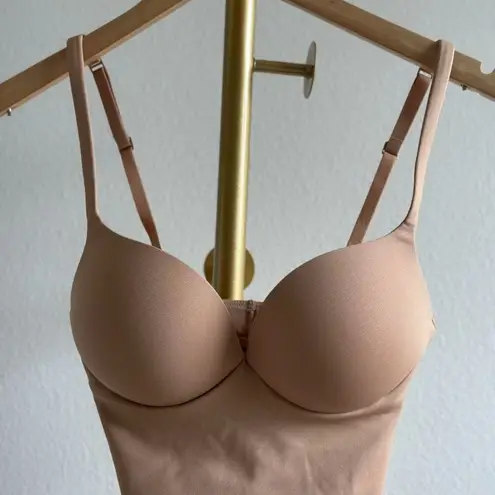 SKIMS Ultimate Body Push Up Thong Bodysuit in Clay, Size XXS