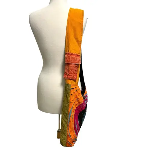 Boho Gypsy Festival Hippie Festival Colorful Embroidered Shoulder Bag Purse