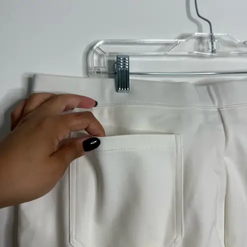Susan Graver NWOT Regular Ponte Straight Leg Pull-On Pants White Size X-Large