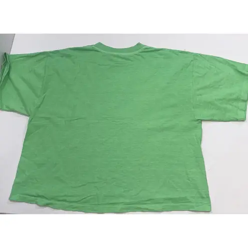 Fresh Produce Vintage 1995 Floral Graphic Oversized Crop Top One Size T-Shirt