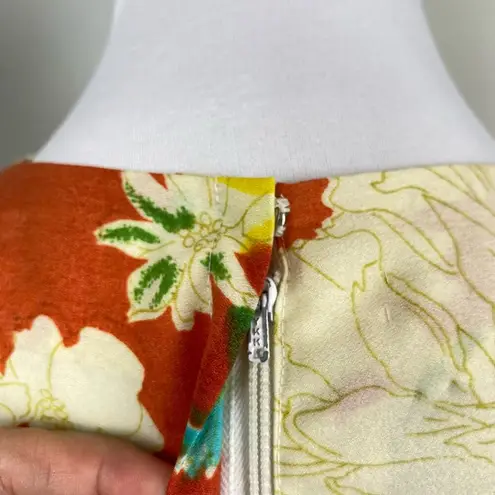 70s Vintage Homemade Boho Floral High Neck A Line Maxi Dress Small Yellow