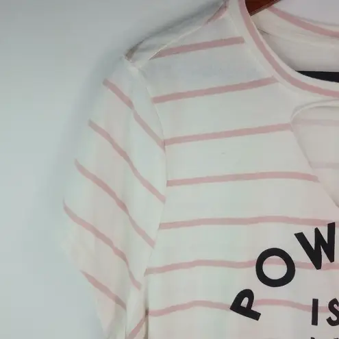 True Craft  2X Powerful Is The New Pretty Stripe Top Plus - Image 2